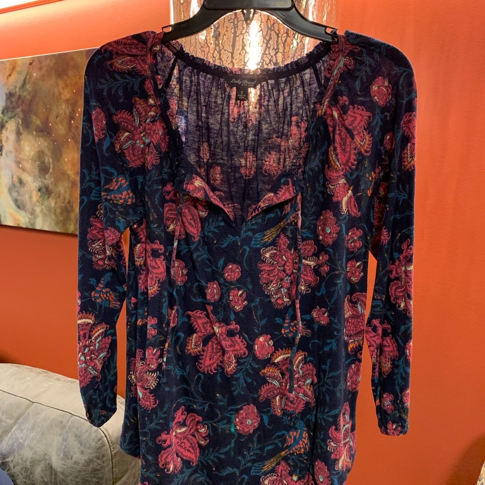 Light casual dress top LUCKY BRAND NWOT - Picture 2 of 5